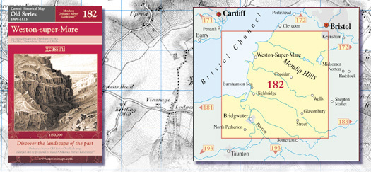 CASSINI MAP WESTON-SUPER-MARE (1809 - 1833)